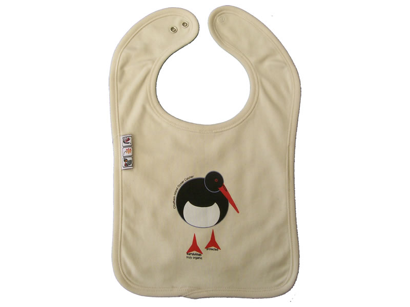 organic bib - oyster catcher - natural
