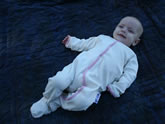footed playsuit - natural : lovely organic cotton babywear