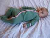 footed playsuit : beautiful organic cotton babywear