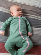 footed playsuit : sweet organic cotton babywear