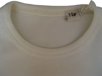 singlet bodysuit - neckline stitching
