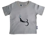 organic short sleeve t-shirt - fur seal - natural